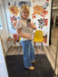 Blue Soul High Rise Medium Wash Ankle Wide Jeans 160 jeans- Ella Chic BoutiqueLovervet by VERVET