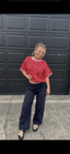 Brooke Navy Drawstring Pants