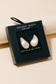 Brushed Gold Dipped Small Tear Drop Stud Earrings 210 jewelry - Ella Chic BoutiqueAnarchy Street