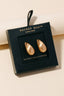 Brushed Gold Dipped Small Tear Drop Stud Earrings jewelry - Ella Chic Boutique Anarchy Street Secret Box