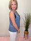 Calling For It Denim Vest 110 Tops - Ella Chic BoutiqueWishlist