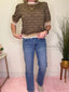 Catch the Light Mid Rise Medium Wash Ankle Straight Jeans 160 jeans - Ella Chic BoutiqueLovervet by VERVET