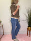 Catch the Light Mid Rise Medium Wash Ankle Straight Jeans 160 jeans - Ella Chic BoutiqueLovervet by VERVET