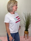 Celebrate Patchwork American Flag T-shirt Top 110 Tops - Ella Chic BoutiqueWishlist