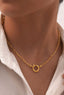 Chain Link Circle Necklace