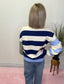 Change of Pace Striped Sweater Top 130 Sweaters- Ella Chic BoutiqueLE LIS