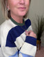 Change of Pace Striped Sweater Top 130 Sweaters- Ella Chic BoutiqueLE LIS
