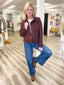 Changing Seasons Suede Jacket in Burgundy 140 Jackets- Ella Chic BoutiqueSunday Edition