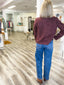Changing Seasons Suede Jacket in Burgundy 140 Jackets- Ella Chic BoutiqueSunday Edition
