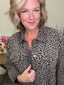 Choose This Leopard Print Denim Jacket 110 Tops - Ella Chic Boutique
