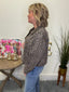 Choose This Leopard Print Denim Jacket 110 Tops - Ella Chic Boutique