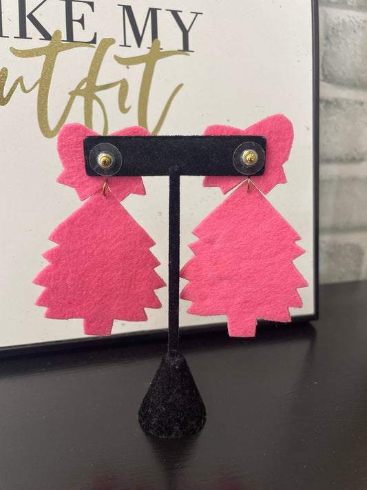 Christmas Bell Bow Seed Bead Earring 210 jewelry - Ella Chic Boutique