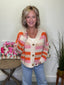 Chunky Knit Striped Cardigan Sweater - Ella Chic Boutique