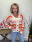 Chunky Knit Striped Cardigan Sweater - Ella Chic Boutique