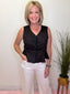 City Sleek Button Front Peplum Top 110 Tops - Ella Chic BoutiqueEntro