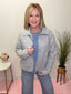 Clean Lines Quilted Jacket in Gray 140 Jackets - Ella Chic Boutique