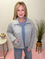Clean Lines Quilted Jacket in Gray 140 Jackets - Ella Chic Boutique