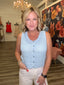 Close To You Light Blue Knit Top 110 Tops- Ella Chic BoutiquePapermoon