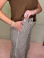 Coastal Stripe Tulip Relaxed Fit Pants in Brown 170 Pants- Ella Chic BoutiqueLovLov