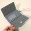 Compact Zip Around Wristlet Wallet in Blue/Pink - Ella Chic BoutiqueSensibling Corp.
