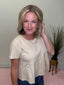 Contemporary Pleated Swing Tee Top in Oat 110 Tops- Ella Chic BoutiqueAEMI + CO
