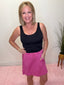 Cora Cloud Soft Fuchsia Pink Skort
