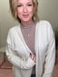 Cozy Long Cardigan in Cream 130 Sweaters - Ella Chic Boutique