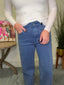 Cropped Wide Leg Jeans in Blue 160 jeans - Ella Chic Boutique