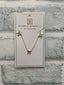 Dainty Gold Bow Necklace