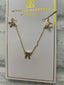 Dainty Gold Bow Necklace