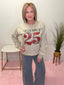 December 25 Christmas Bow Sweatshirt 130 Sweaters - Ella Chic Boutique