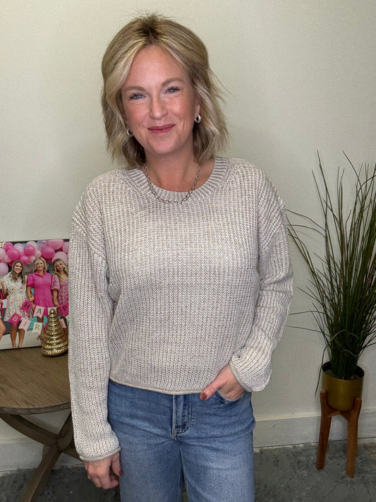 Denali Ribbed Pullover Sweater Top