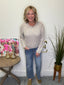 Denali Ribbed Pullover Sweater Top 110 Tops - Ella Chic Boutique