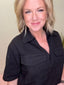 Dreaming of Denim Black Collared Top 150 Dresses & Jumpsuits - Ella Chic BoutiqueHYFVE