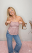 Dreamy Striped Strapless Tube Top