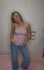 Dreamy Striped Strapless Tube Top 110 Tops - Ella Chic BoutiqueHYFVE