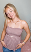 Dreamy Striped Strapless Tube Top