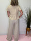 Driftwood Drawstring Striped Wide Linen Pants 170 Pants- Ella Chic BoutiqueILLA ILLA