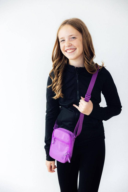 Neon Purple Crossbody Bag - Ella Chic Boutique