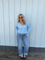 Emma Drop Shoulder V-Neck Sweater 110 Tops- Ella Chic BoutiqueLE LIS