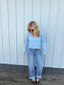 Emma Drop Shoulder V-Neck Sweater 110 Tops- Ella Chic BoutiqueLE LIS