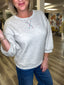 Everyday Ease Casual Sweatshirt Top in Gray 130 Sweaters- Ella Chic BoutiqueJodifl