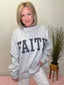 Faith Polka Dot Mock Neck Sweatshirt
