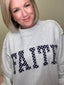 Faith Polka Dot Mock Neck Sweatshirt