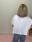 Feels Good Cropped Pocket Top in White 110 Tops - Ella Chic BoutiqueVeryJ