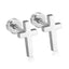 Flat Back Screw On Gold Cross Earrings in Stainless Steel 210 jewelry- Ella Chic BoutiqueJOSSLYN by wall to wall