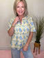 Floral Print Pintuck Detailed Swing Blouse 110 Tops - Ella Chic BoutiqueAnniewear