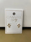 Foster Open Cross Stud Earrings in Gold 210 jewelry - Ella Chic BoutiqueCanvas Style