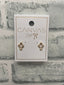 Foster Open Cross Stud Earrings in Gold 210 jewelry - Ella Chic BoutiqueCanvas Style