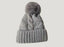 Fuzzy Knitted Pom Beanie Hats - LIGHT BROWN - Ella Chic Boutique